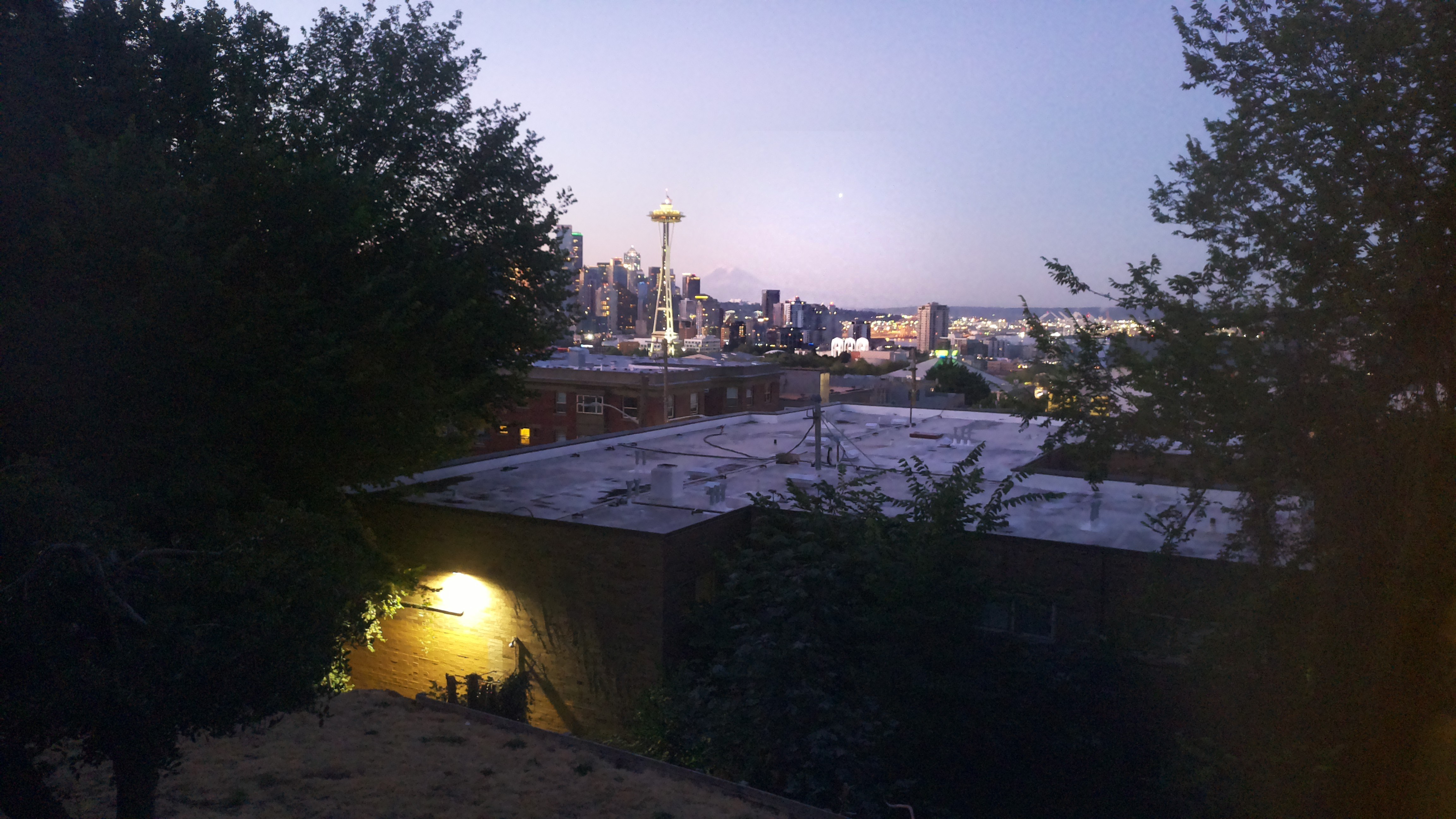 Mt. Rainier from Seattle — Thursday, July 30