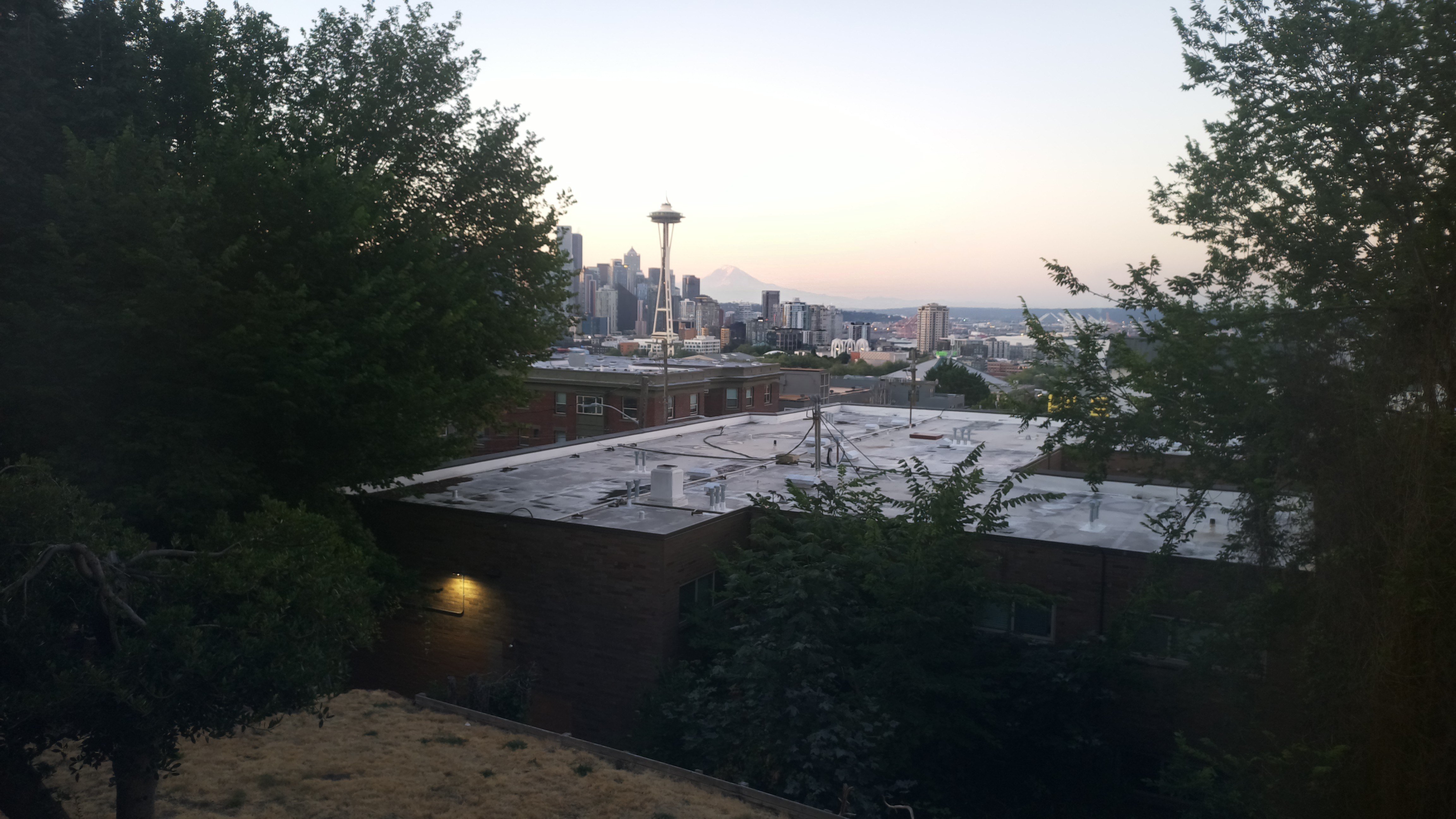 Mt. Rainier from Seattle — Thursday, July 30
