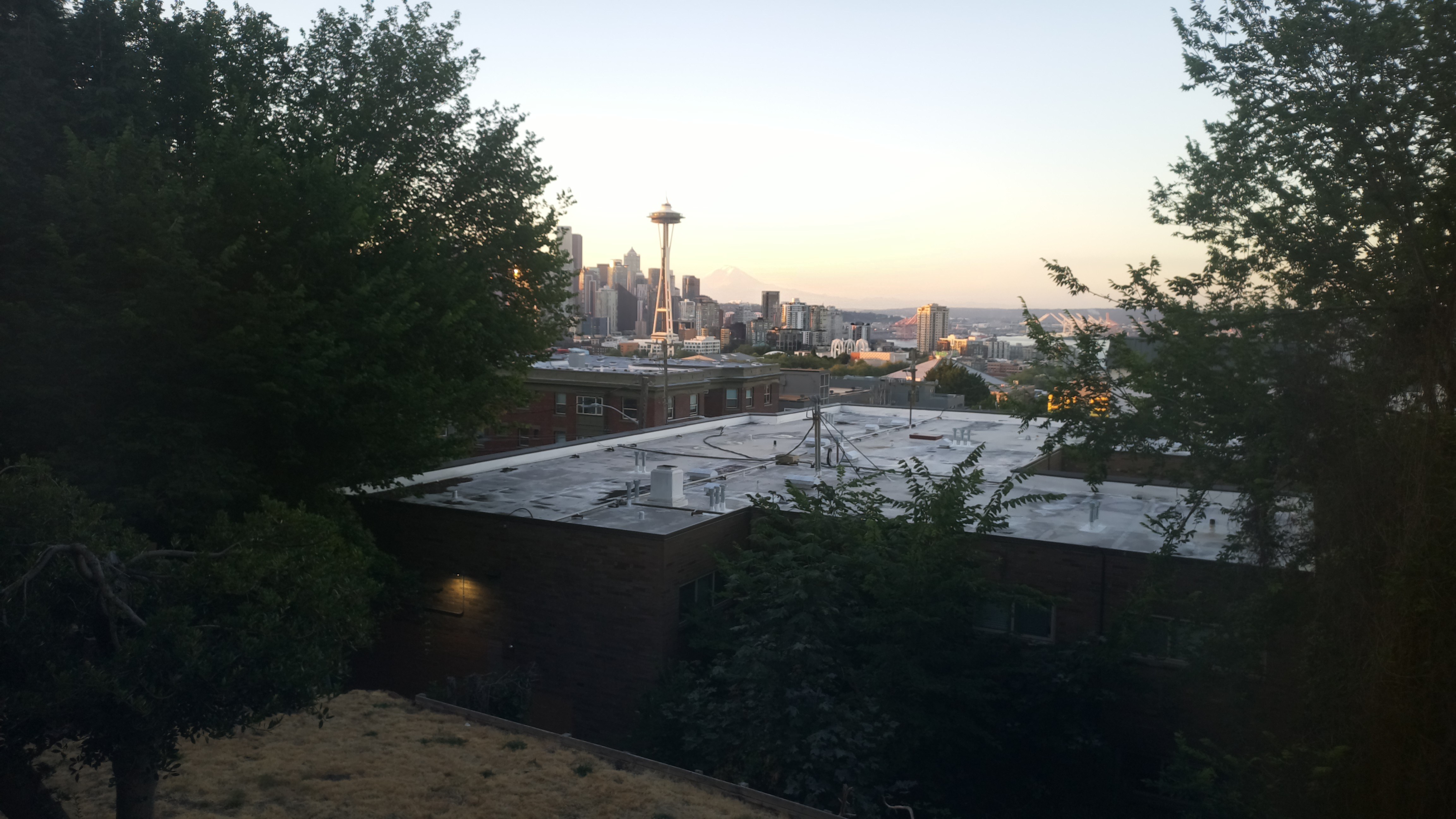 Mt. Rainier from Seattle — Thursday, July 30