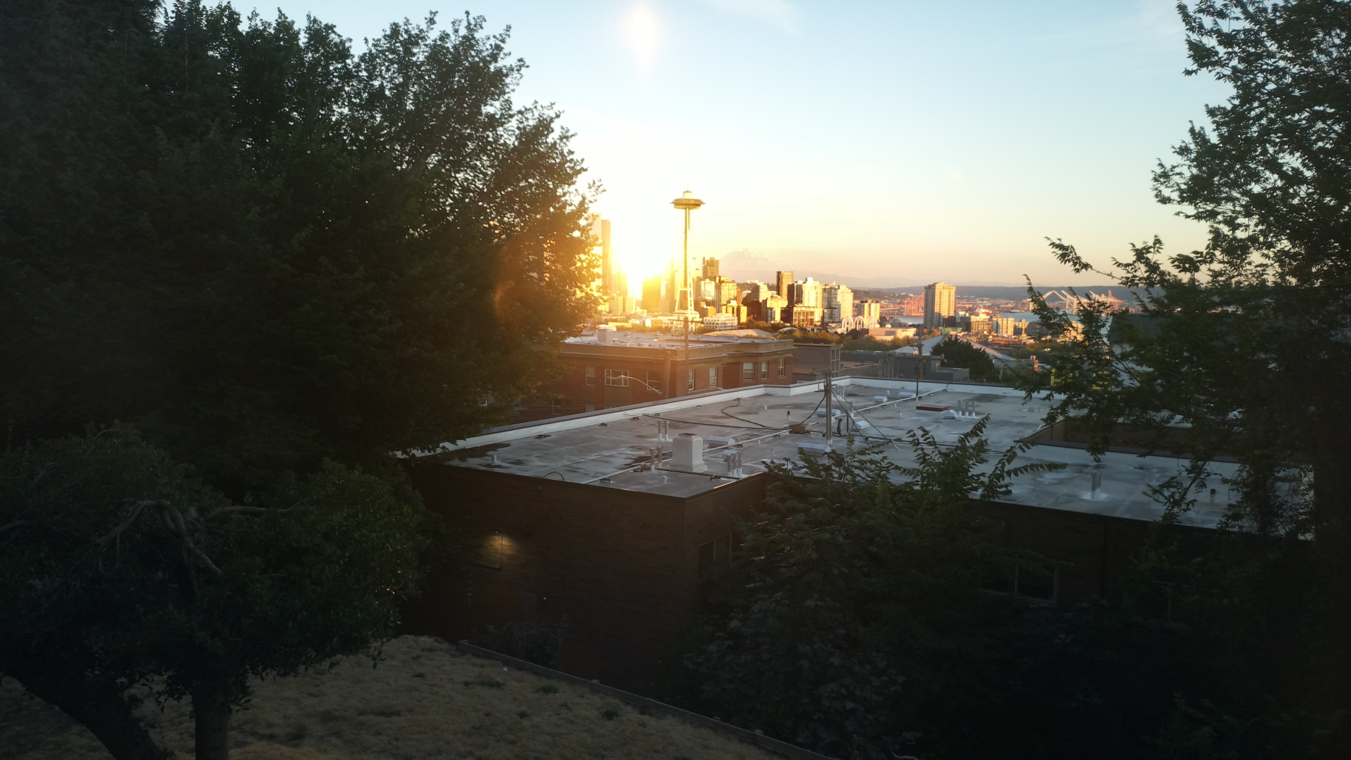 Mt. Rainier from Seattle — Thursday, July 30