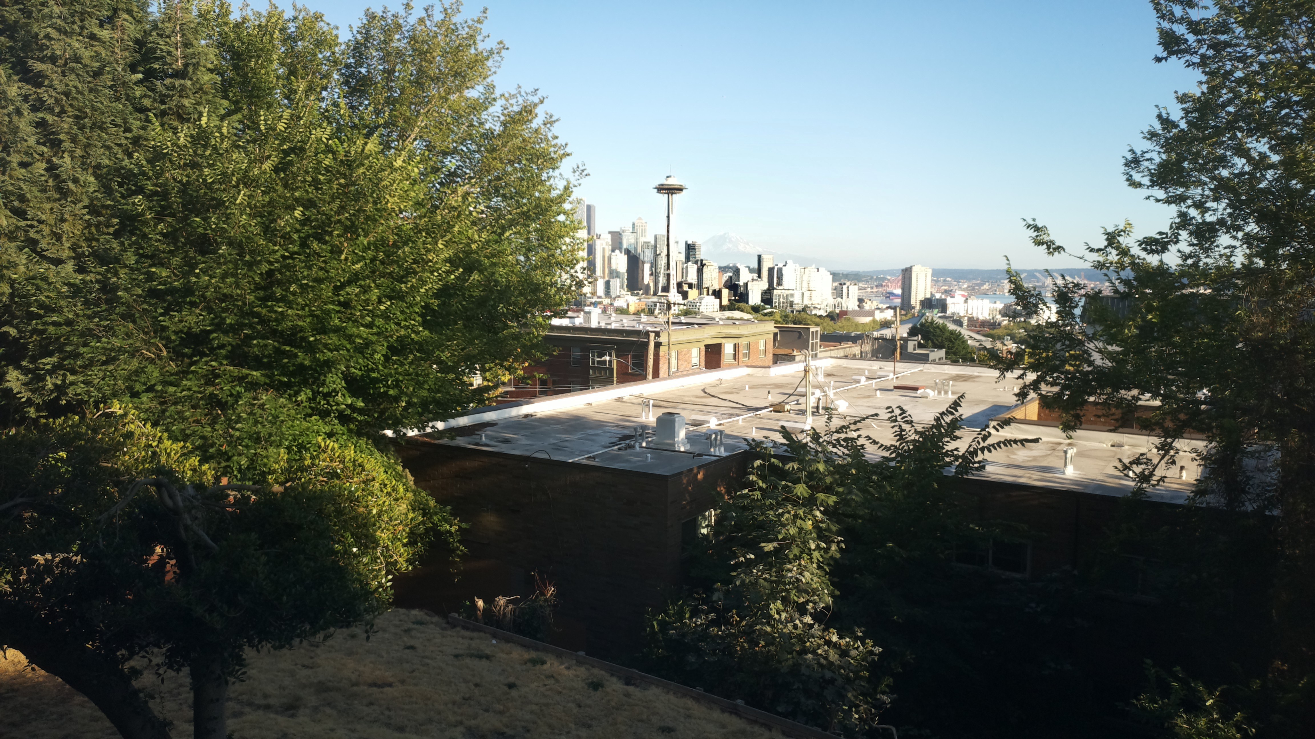 Mt. Rainier from Seattle — Monday, August 10