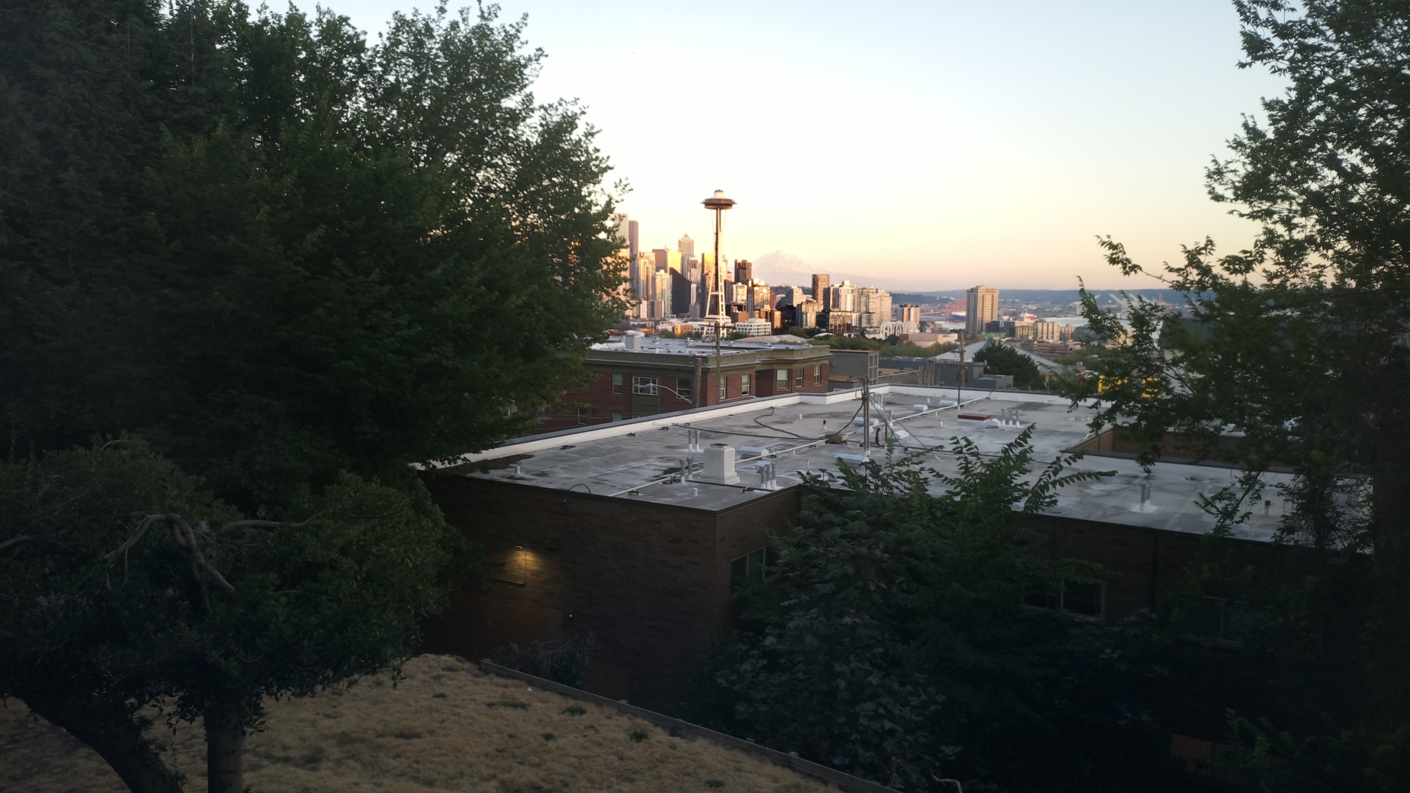 Mt. Rainier from Seattle — Monday, August 10