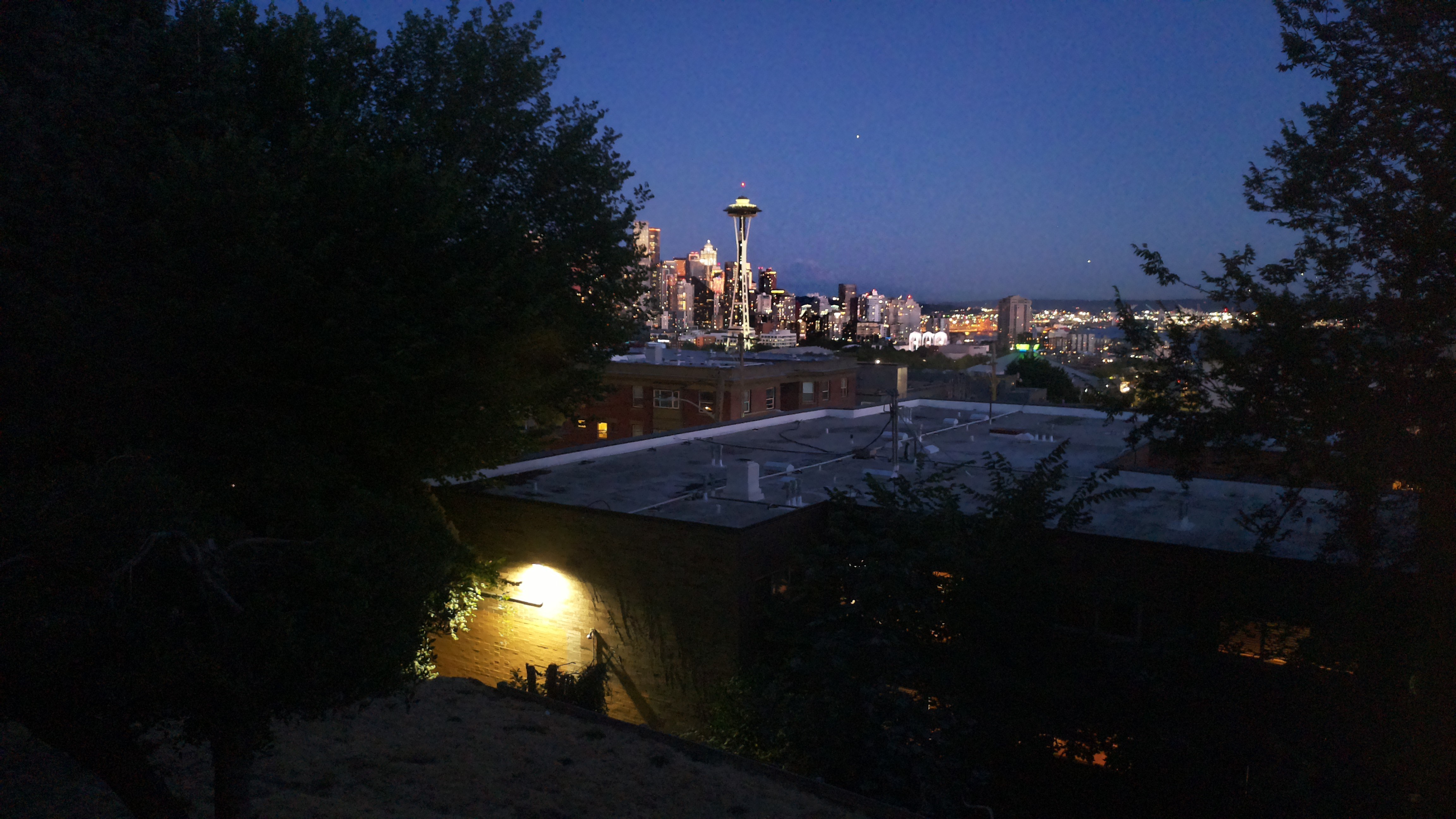 Mt. Rainier from Seattle — Tuesday, August 11
