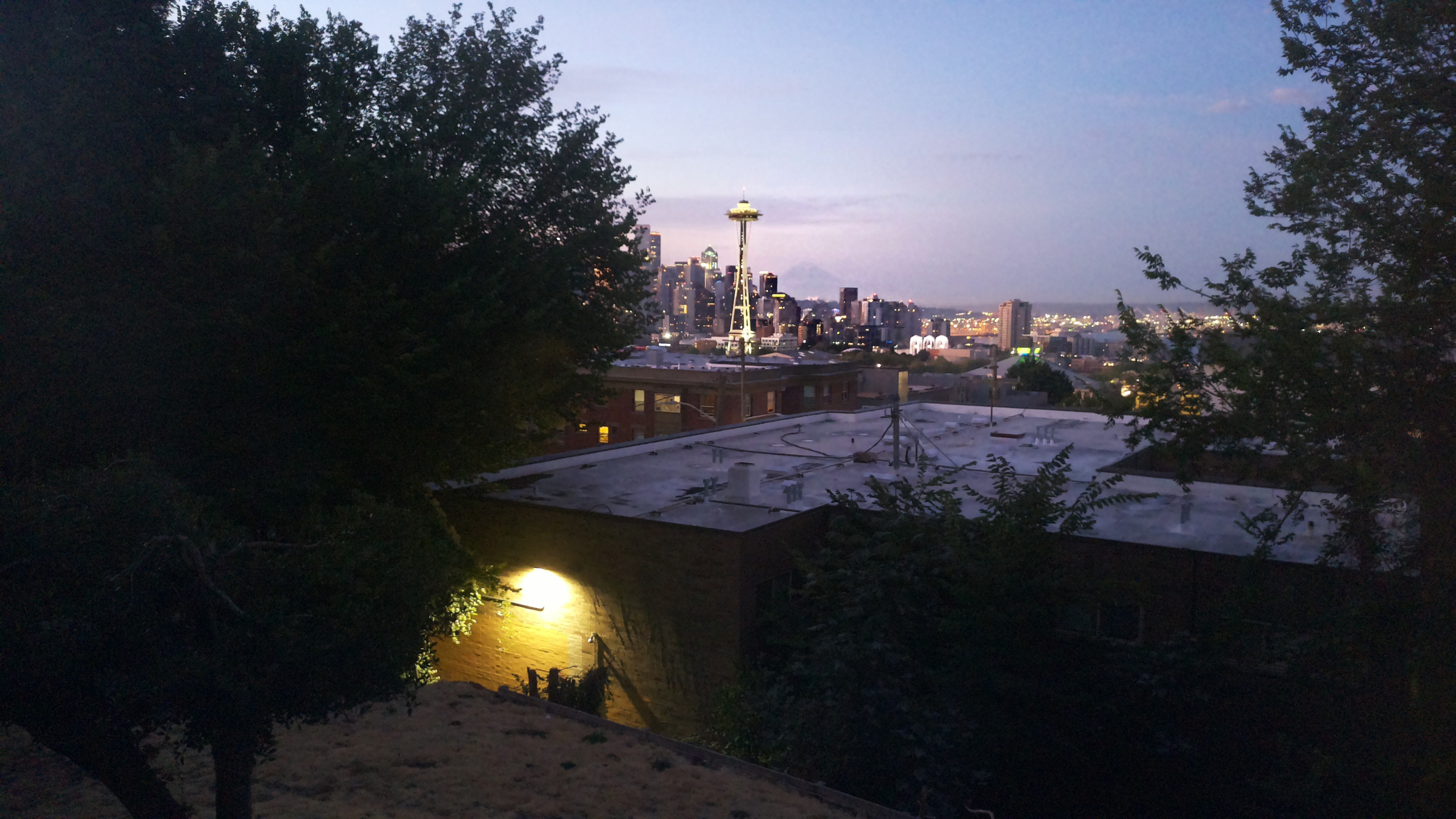 Mt. Rainier from Seattle — Friday, August 21