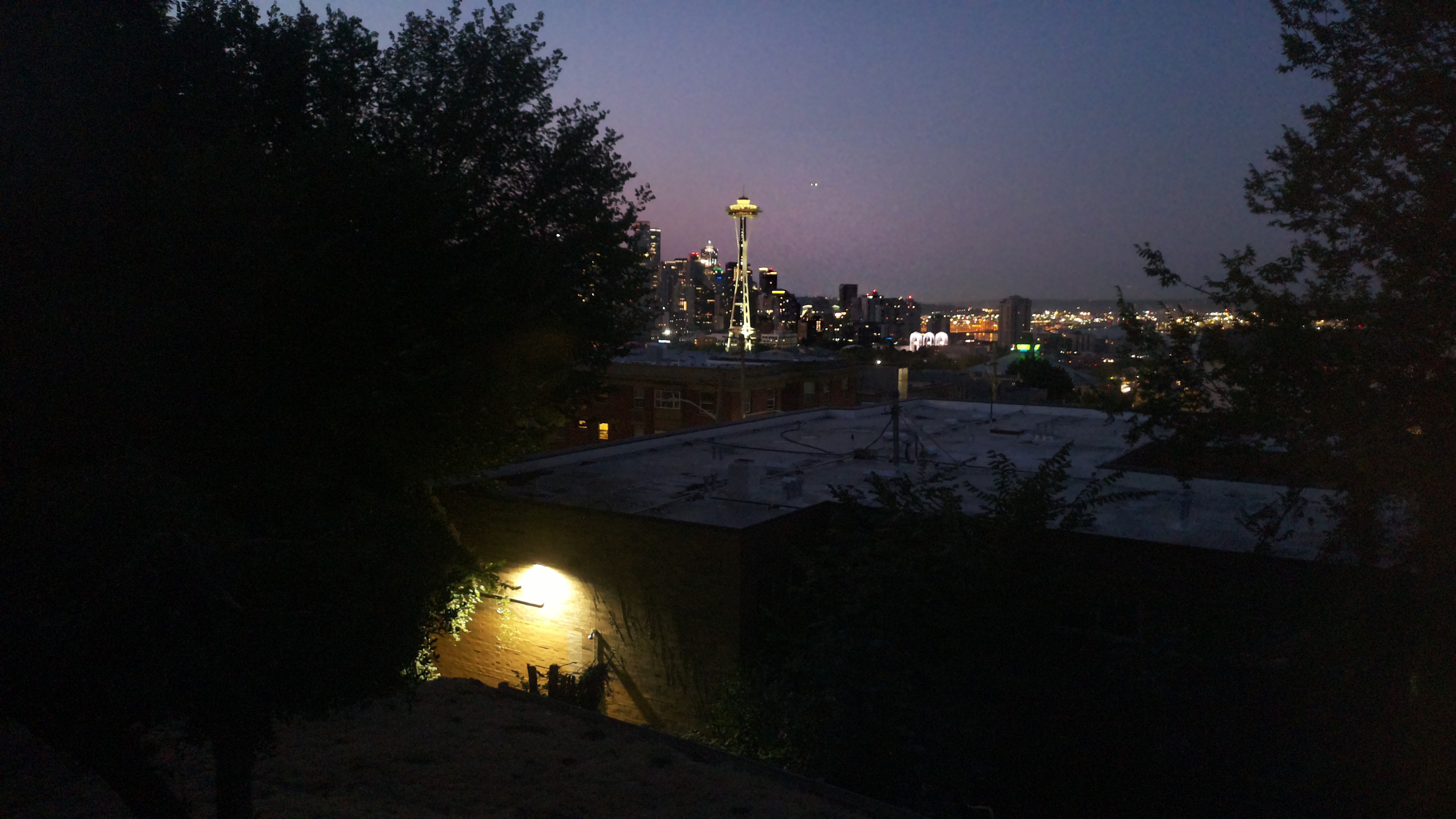 Mt. Rainier from Seattle — Tuesday, August 25