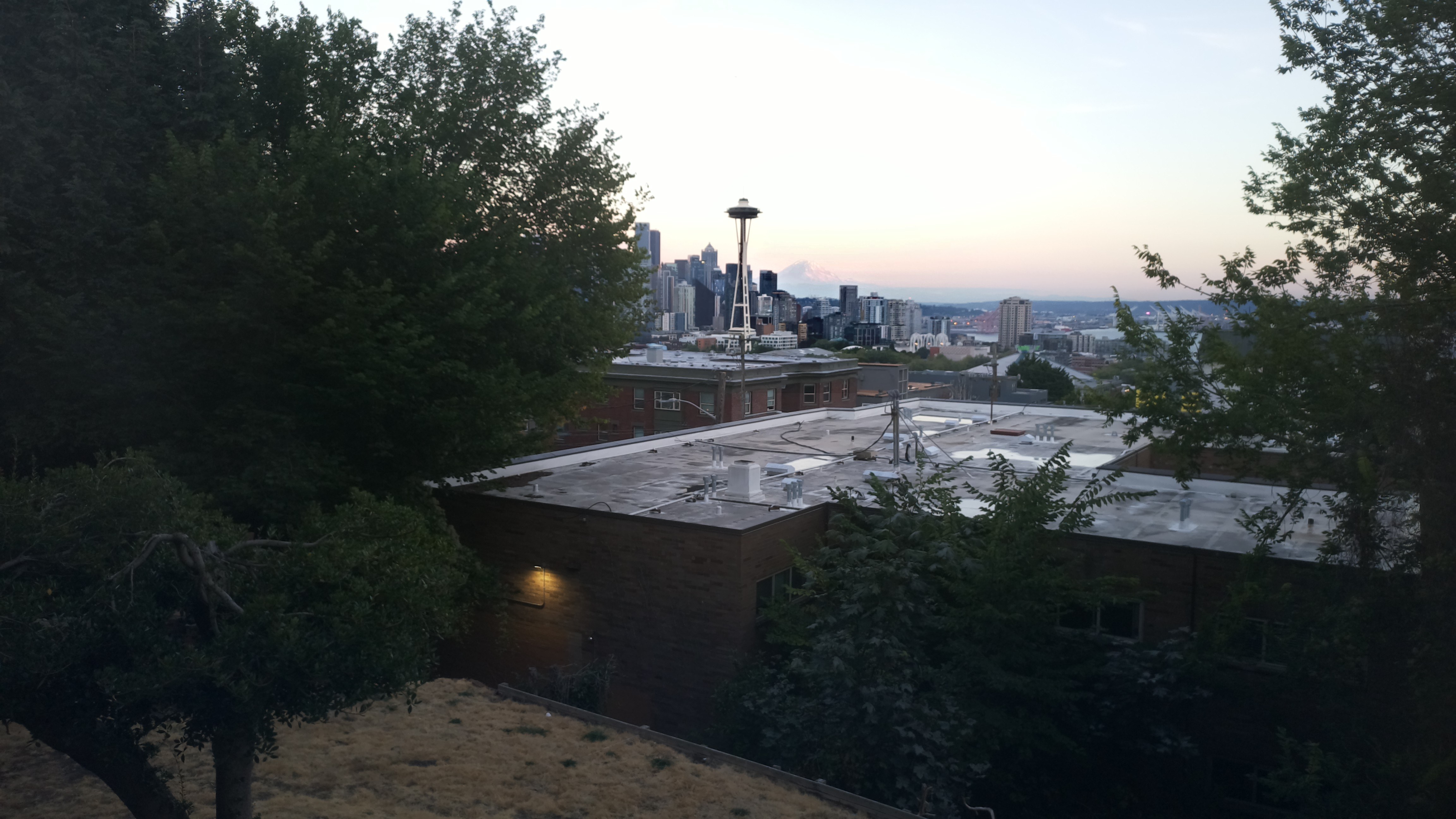 Mt. Rainier from Seattle — Sunday, August 30