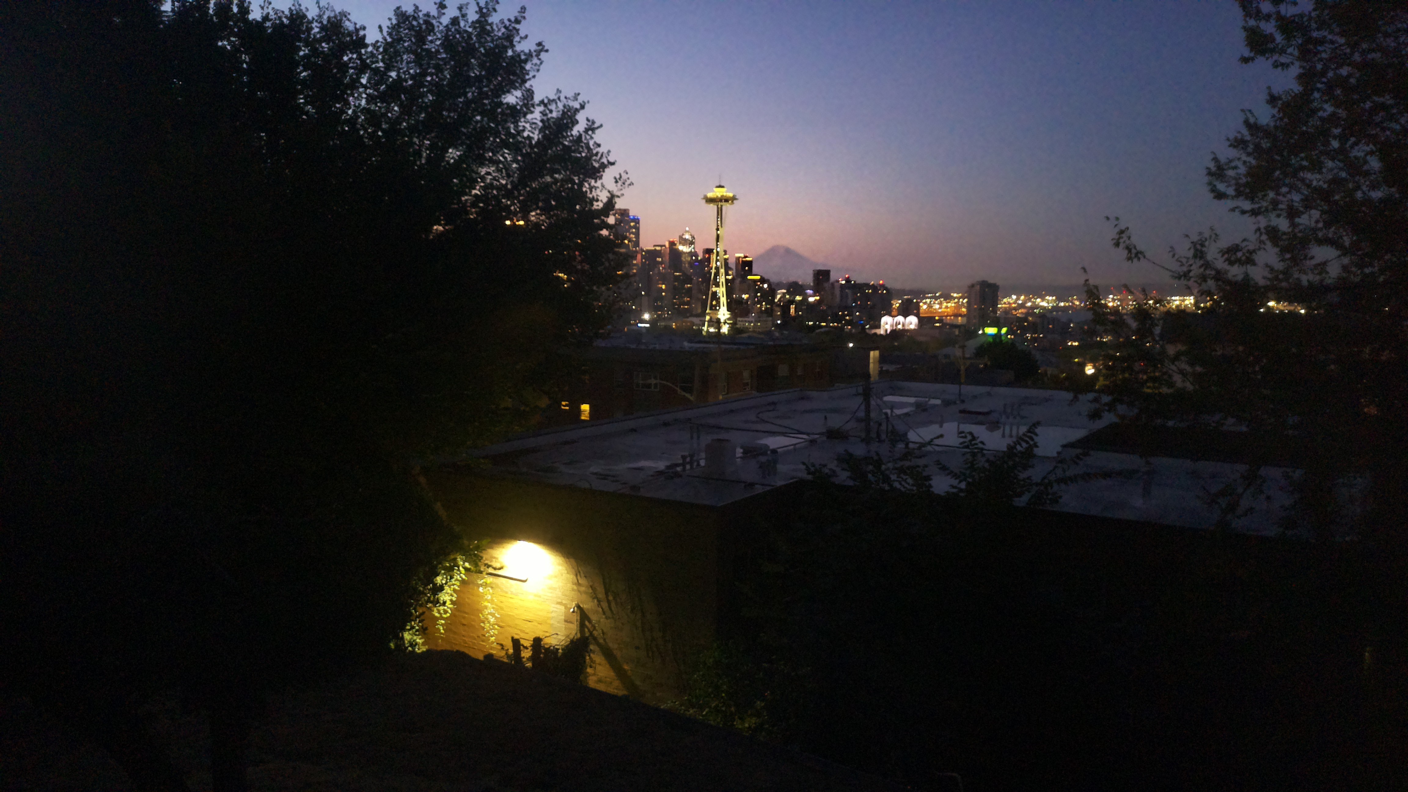 Mt. Rainier from Seattle — Wednesday, September 16